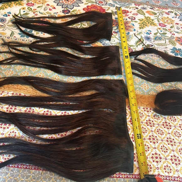 Cashmere hair extensions 8 piece set - Picture 11 of 12